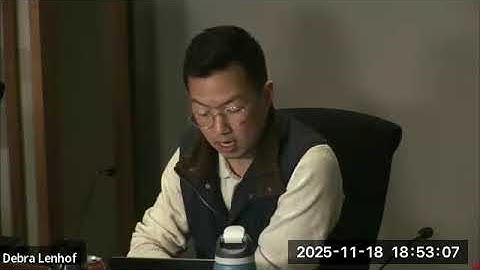 Regular Meeting: Monitoring Workshop, Tuesday, November 18, 2025 #3