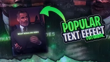 TikTok Text Edit Tutorial I After Effect