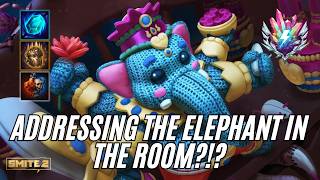ADDRESSING THE ELEPHANT IN THE ROOM?!? - Ganesha Support Deity Smite 2 Comp Gameplay w/ Comms!