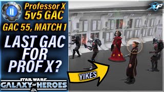 LET'S SHOW AN ENTIRE PROFESSOR X SEASON OF GAC || GAC 55, MATCH 1 (5v5) (vs. Urkath'Kasra)