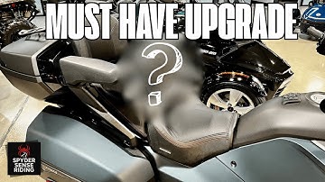 How to Adjust Can-Am Spyder Driver Backrest (RT & F3) | Best Comfort Upgrade