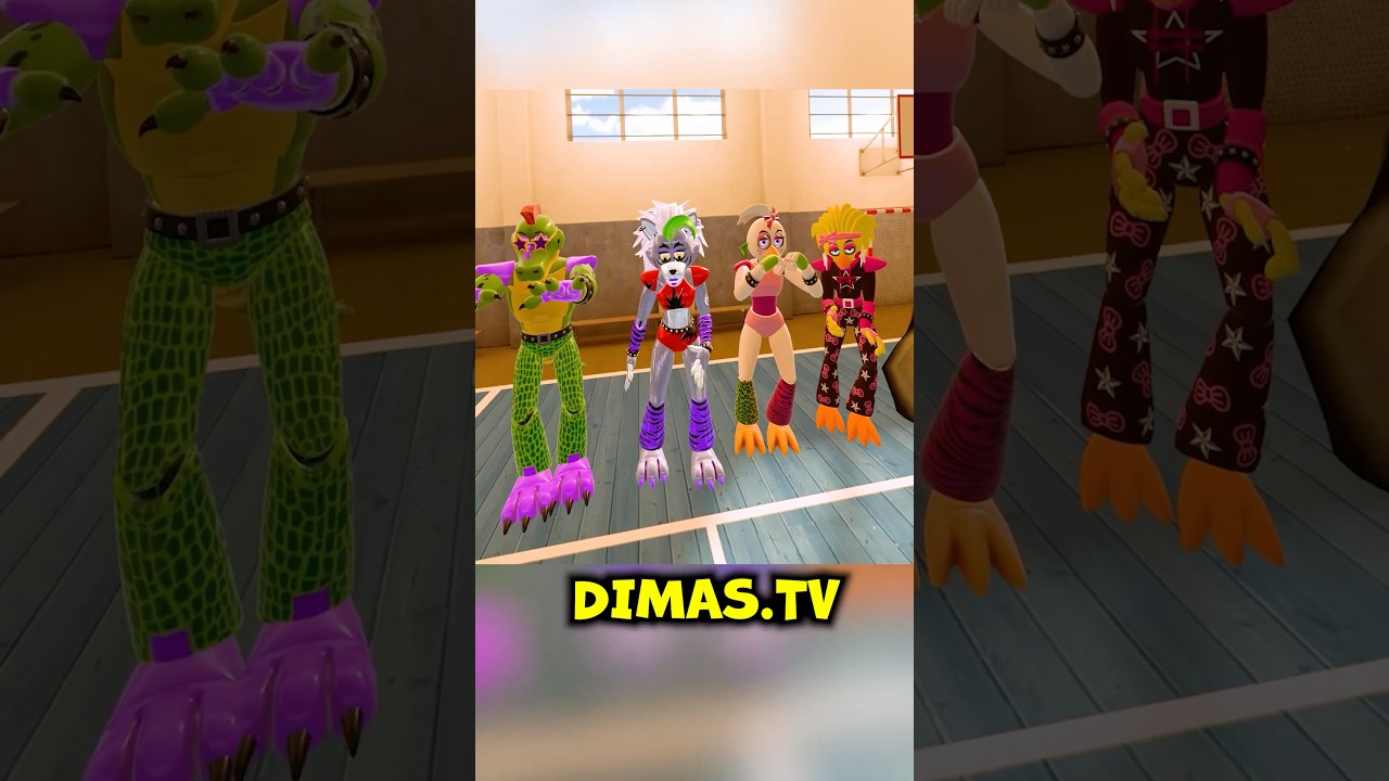 VR Гига Монти пришёл в школу аниматроников учится в VRChat FNAF COOP ВРчат Злой учитель часть 4