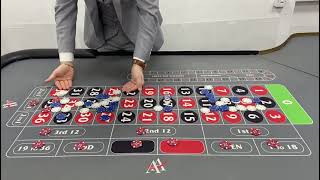 How to clean the layout - Casino Croupier training tutorial