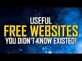 10 Useful FREE WEBSITES You Didn&#39;t Know Existed! 2023