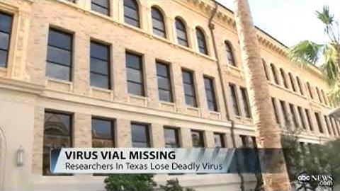 Vial of Guanarito Virus Missing From Texas Lab - Video