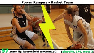 [koszykówka WRONBA, 57.sezon] 29.04.2024: Power Rangers - Basket Team