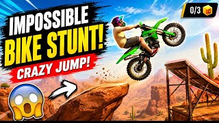 🏍️ Impossible Bike Stunt Challenge | Crazy Desert Bike Gameplay | Android Game screenshot 3