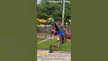 New style of Sunback Spike/Kỹ thuật cúp cầu kiểu mới,... #takraw #cầumây #sunbackspike #takrawskill
