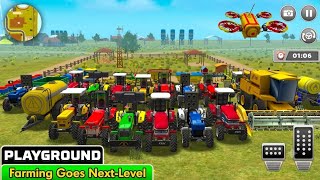 TRACTOR GAMES - FARMING GAMES 🎮 || SAAD GAMING 220 #gameplay #game #tractor #farming  screenshot 1
