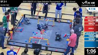 U.S. Open : Green Division - SF #2-1 - 9623W & 6842V vs 1940A & 3536V - Auton   Driver