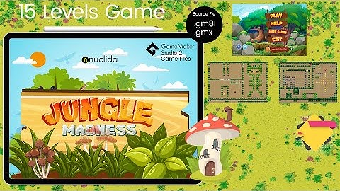 jungle madness maze game - Game Maker Studio Source Code