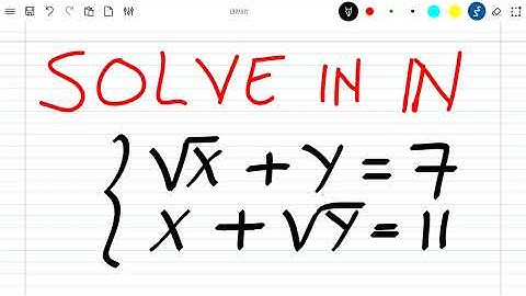 How to solve Ramanujan system of equations