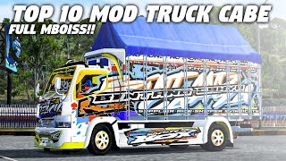 TOP 10 MOD TRUCK CABE FULL MBOISS!!! MOD BUSSID