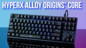 HyperX Alloy Origins Core keyboard and Aqua switches sound test