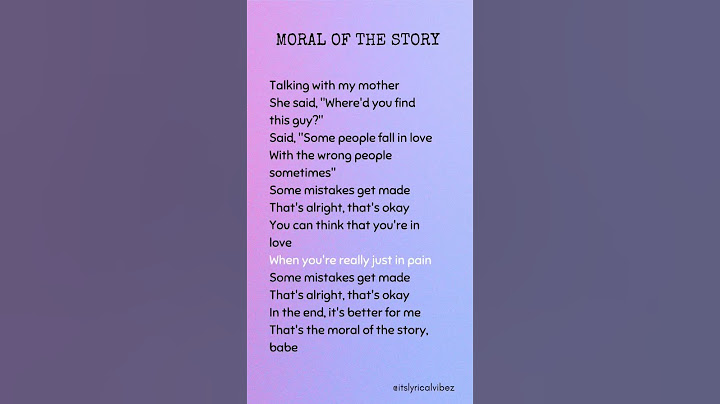 Moral of the Story | Lyrics Video | ItsLyricalVibez #lyricsvideo #shorts #youtube #trending #yt #fyp