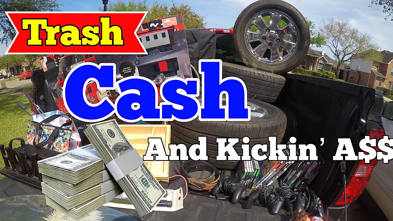 Trash Picking and making cash YouTube