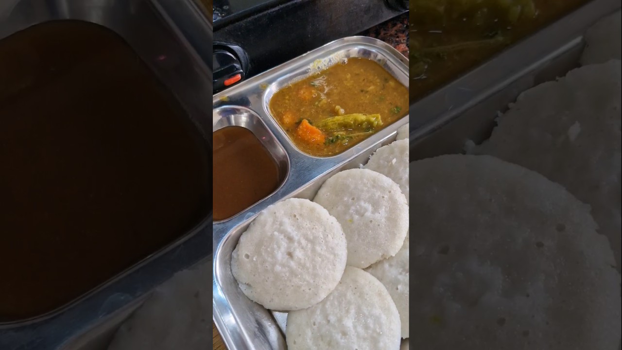 Idli with Homemade Sambar | Quick & Easy Recipe 