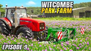 CUTTING THE BEAUTIFUL LUSH ALFALFA | Witcombe Park Farm Farming Simulator 25 - Episode 9