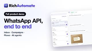 WhatsApp Business API Platform Walkthrough | RichAutomate screenshot 3
