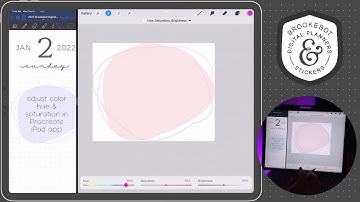Adjust Color (Hue & Saturation) of Any Image w/ Procreate iPad App