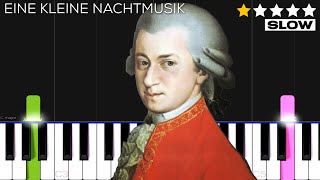 Miniatura de "Mozart - Eine kleine Nachtmusik | SLOW EASY Piano Tutorial"