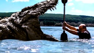 He Fights A Boat-Sized Crocodile Lake Placid 3 Clip