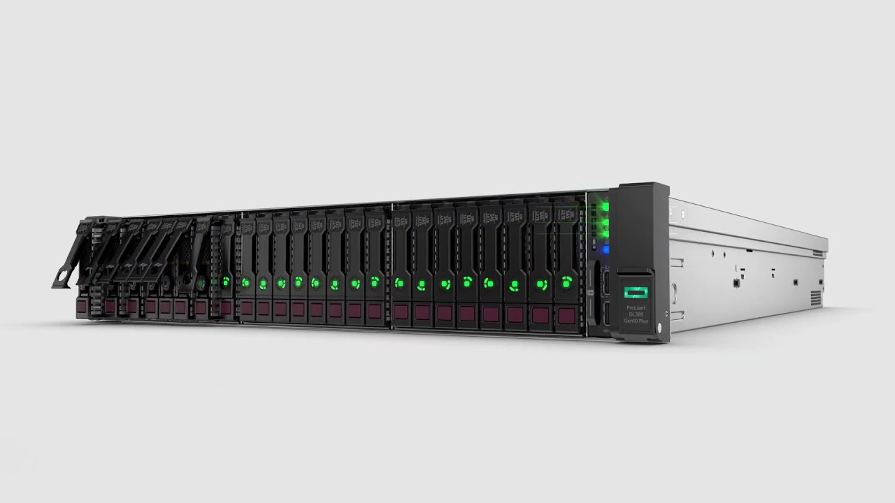 HPE DL385 Gen10 Plus Hardware Tour Animation