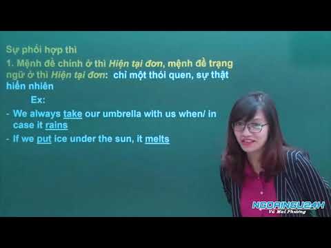 Video SỰ HÒA HỢP GIỮA CÁC THÌ - youtube