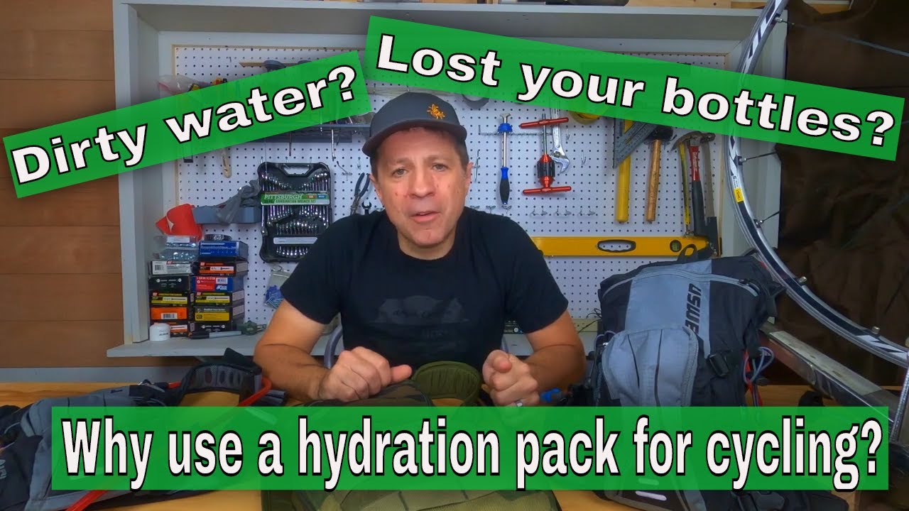Why use a hydration pack for cycling | USWE Airborne 3 Race edition
