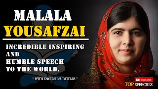 Top speeches | Malala Yousafzai | The right to learning should be given to any child | english subT News