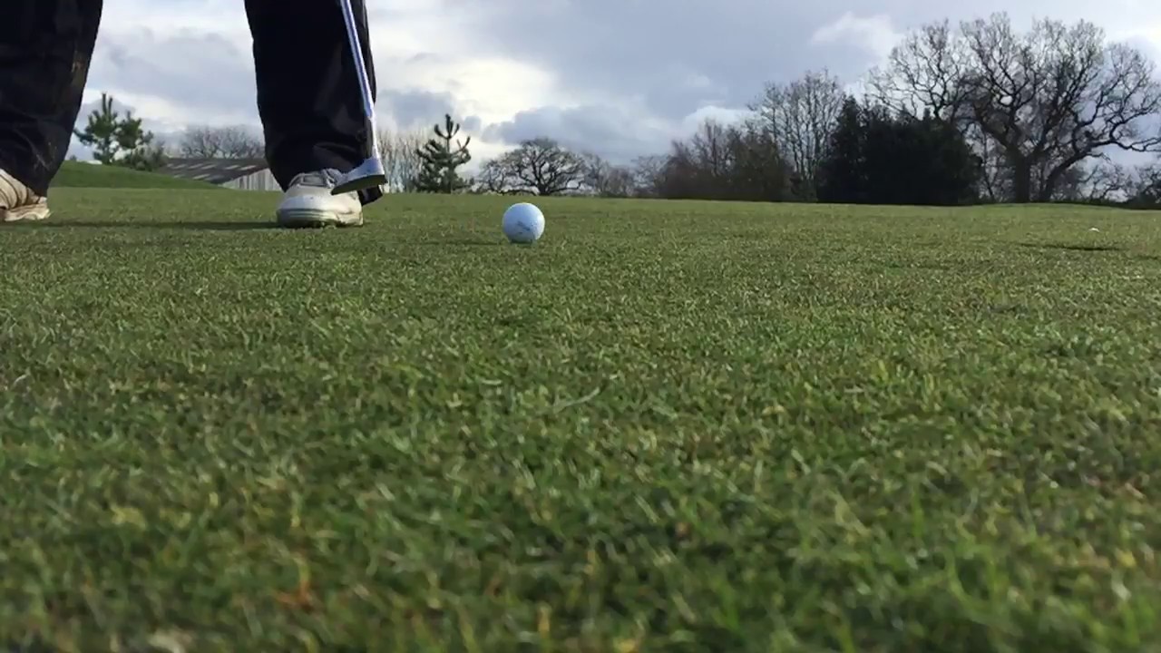 5 fundamental putting tips Ball rolling in slowmo YouTube