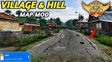 Map Mod Bussid 4.2 - New Longest Village & Hill Map Mod For Bus Simulator Indonesia।Bussid Mod Map