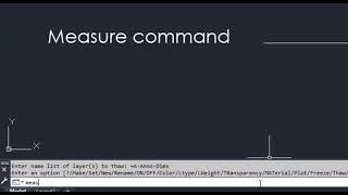 CAD Divide Vs Measure Commands