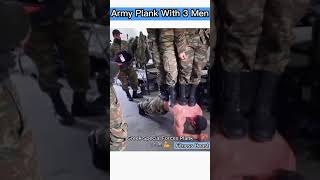 An Army Men Plank with 3 Men on the Back | Greek Special Force