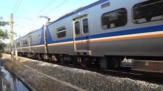 2224次區間車通過大林鎮中興路地下道