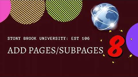 Google Sites Video #8: How to add Pages/Subpages to your Google Site
