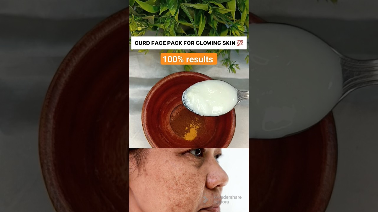Curd Face Pack for Glowing Skin 💯 | Reduce blemishes ✅ 
