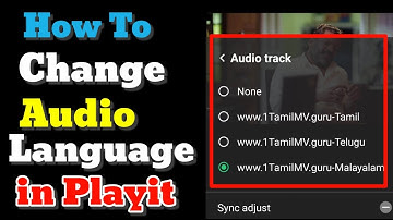 How to change movie audio language in PlayIt App | How to Change Playit Video Language| #playit