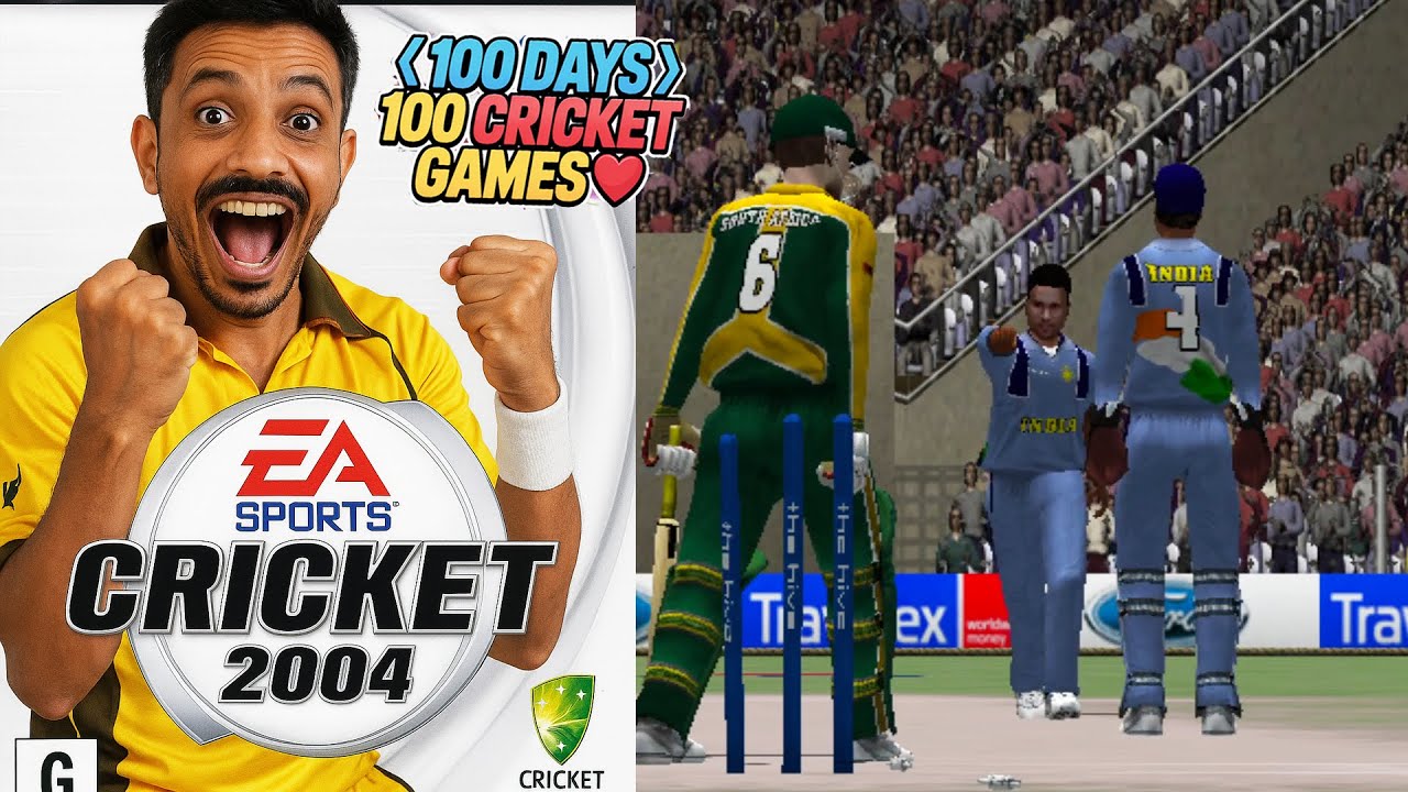 D73 better then 2007 : Ea Cricket 2004 | 100 days 100 games challenge