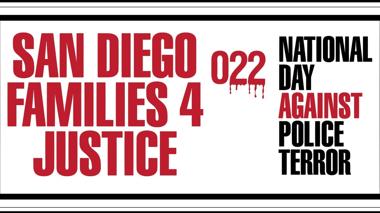 National Day Against Police Terror - San Diego Live Stream - YouTube