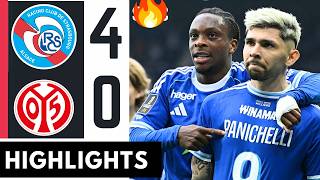 Résumé - Strasbourg Vs Mainz 4-0 Buts & Résumé Conference League 2026 - Remondata & Enciso But