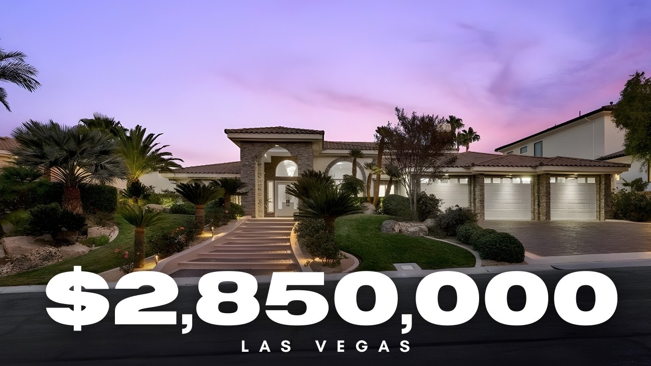 Inside a $2.85M Single-Story Estate in Spanish Hills | Las Vegas Luxury Home Tour