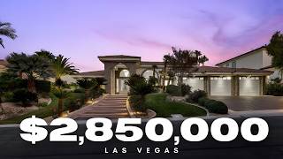Inside a $2.85M Single-Story Estate in Spanish Hills | Las Vegas Luxury Home Tour