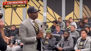 Deion Sanders Addresses Team After 1-12 Season in Boulder, Colorado Football Transfer Portal 2023