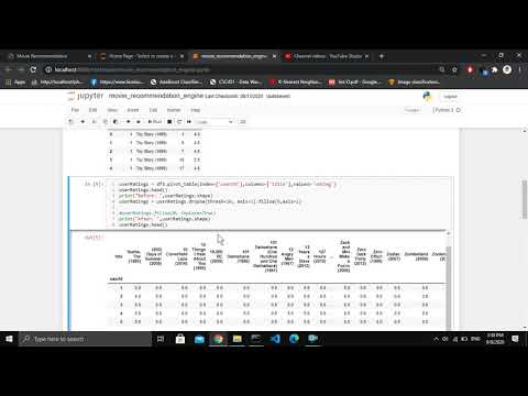 Creating movie recommendation engine || part-2