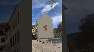 Mural coming to life with augmented reality
