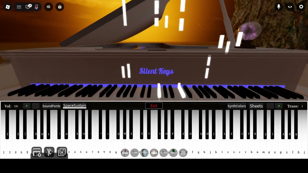 Golden Brown x Love Story | Roblox Piano ( Sheet in Description )