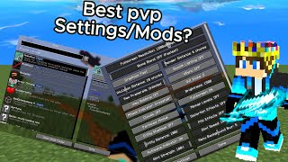 My EXACT Minecraft PvP Settings 2025 Setup