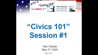 i c stars KC Cycle 2 - "Civics 101" - Session 1