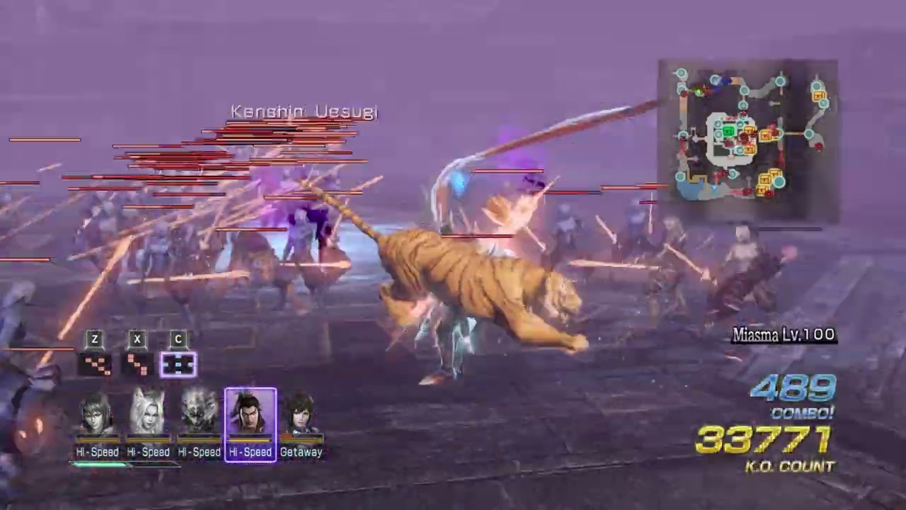 Warriors Orochi 3 Ultimate - 呂布 Spicy CLUTCH, 1 to FULL Health Absorption (2024/5/30)